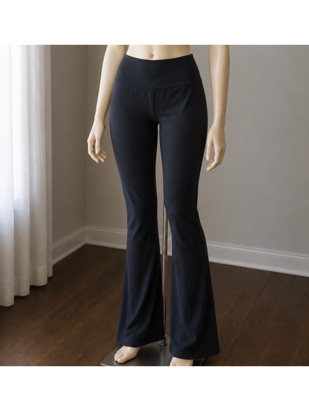 OFFLINE by Aerie OG Original Flare Leggings Women L Black High Rise Yoga Pants